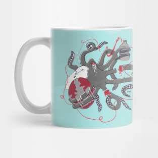 Ocean Awareness Octopus Charcoal Edition Mug